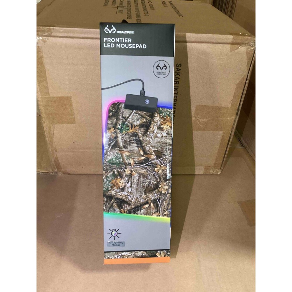 New REALTREE Frontier LED Mousepad - Camo New Real Tree Hunter Hunting Deer